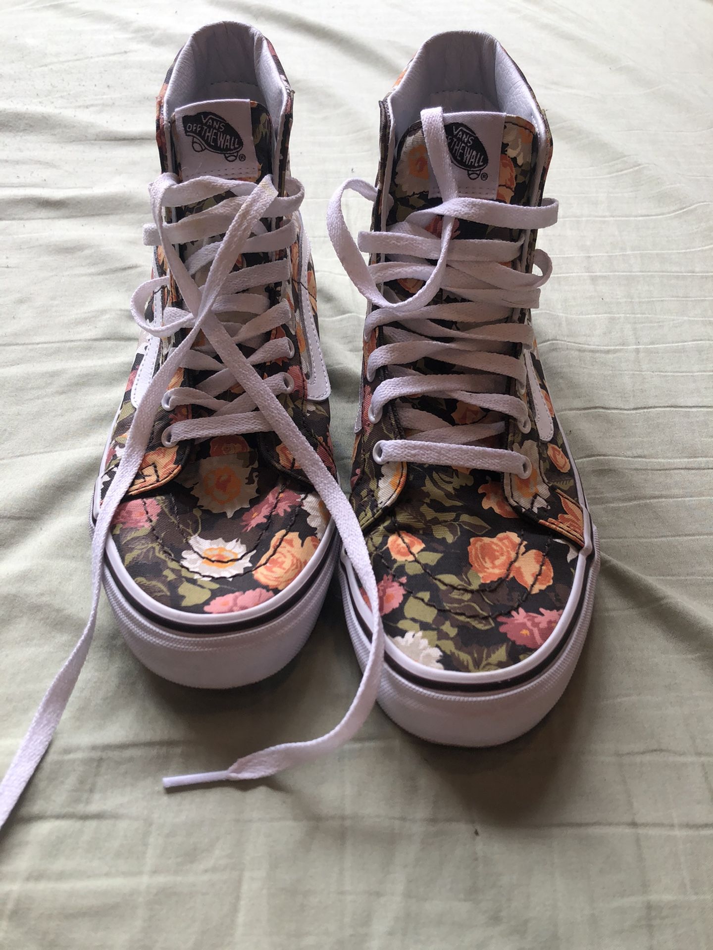 Vans Floral Hightop Sneakers