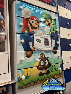 Five drawer dresser Mario brothers new cajonera Comoda