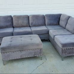 Grey Sectional Couch Delivery 