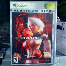 Dead or Alive 3 Platinum Hits (Xbox, 2001)  *TRADE IN YOUR OLD GAMES FOR CSH OR CREDIT HERE/WE FIX SYSTEMS*