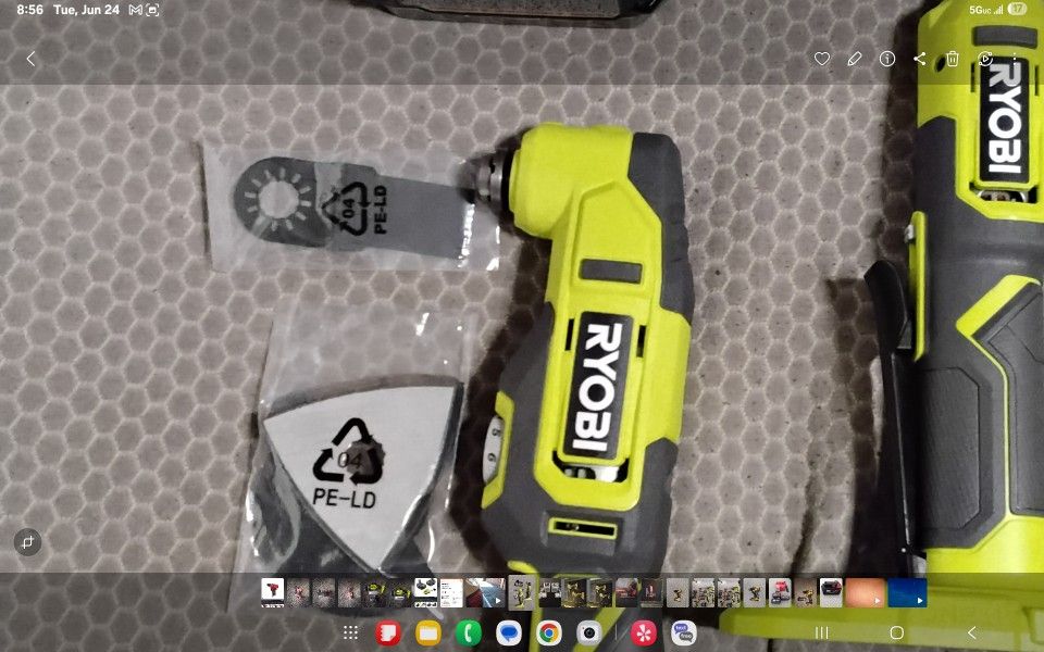 Brand New Ryobi Multi Tool With 4ah Battery
