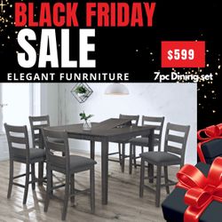 7 Pc Dining Table 