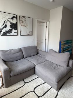 Gray Modular Sectional Sofa