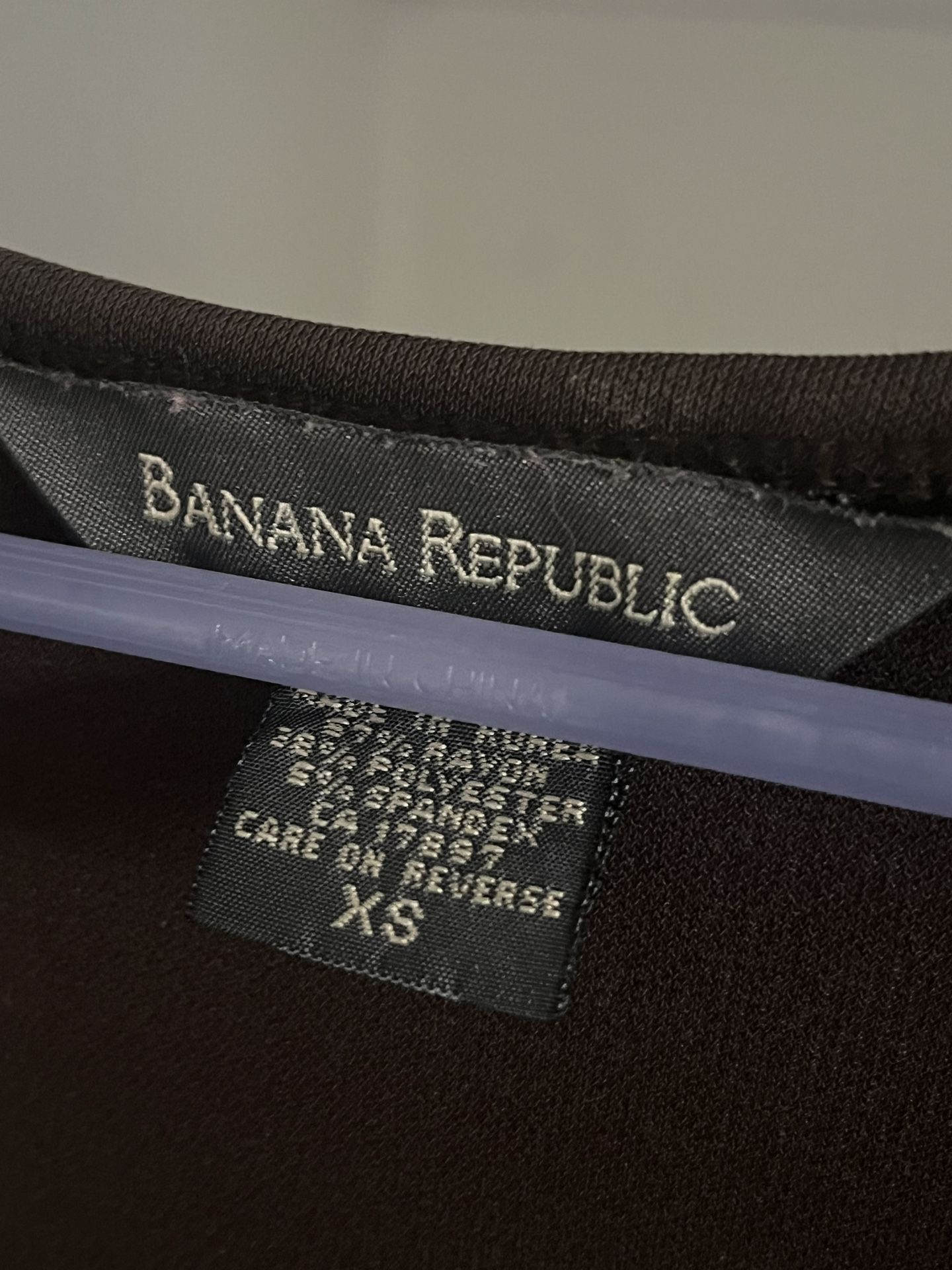 Banana Republic XS Chocolate Brown Tshirt Dress
