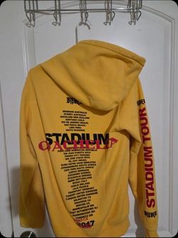 Justin Bieber Purpose Stadium Tour Hoodie Yellow