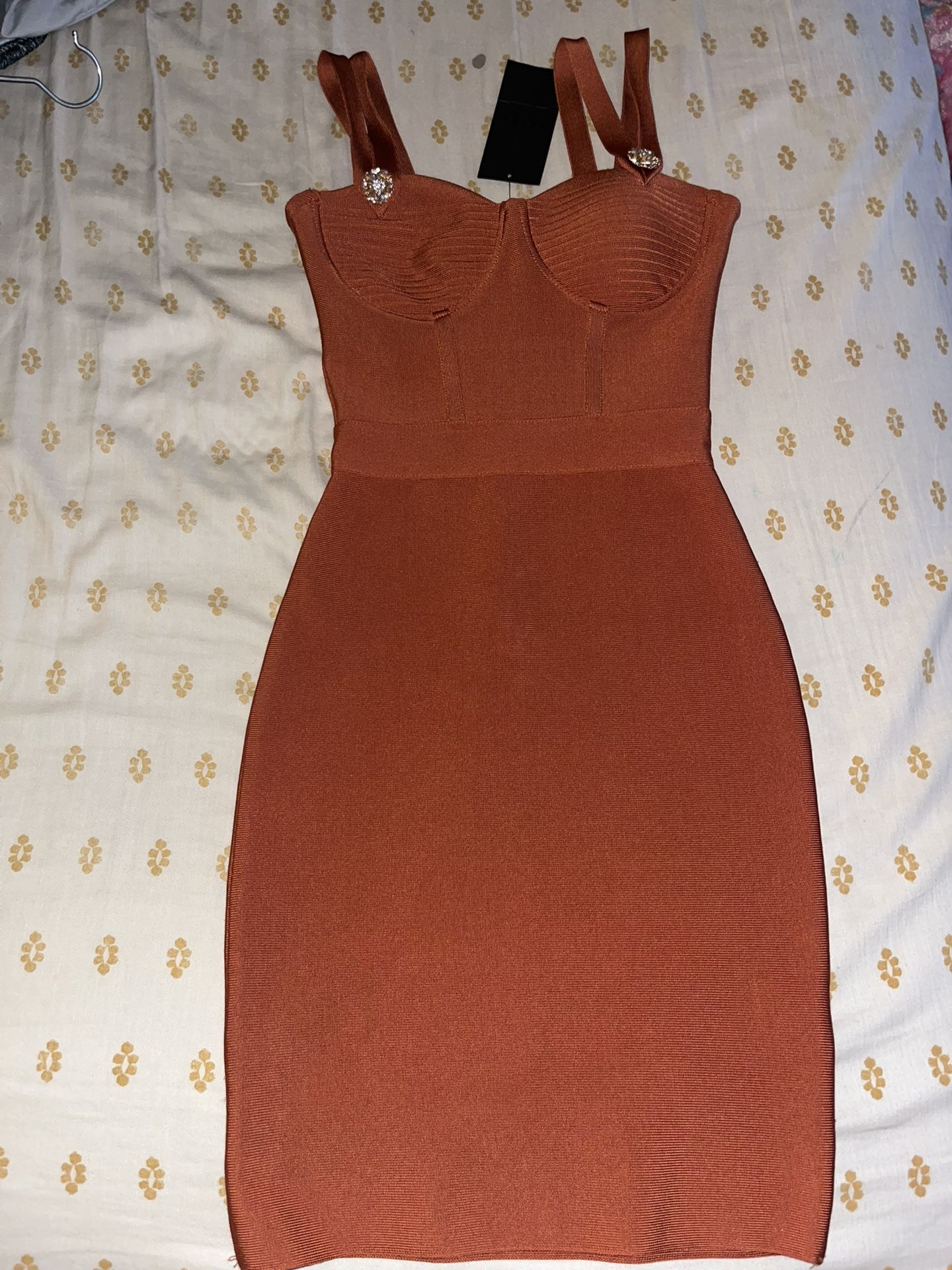 AKIRA “That Girl Is Posion” Corset Shape Midi Dress