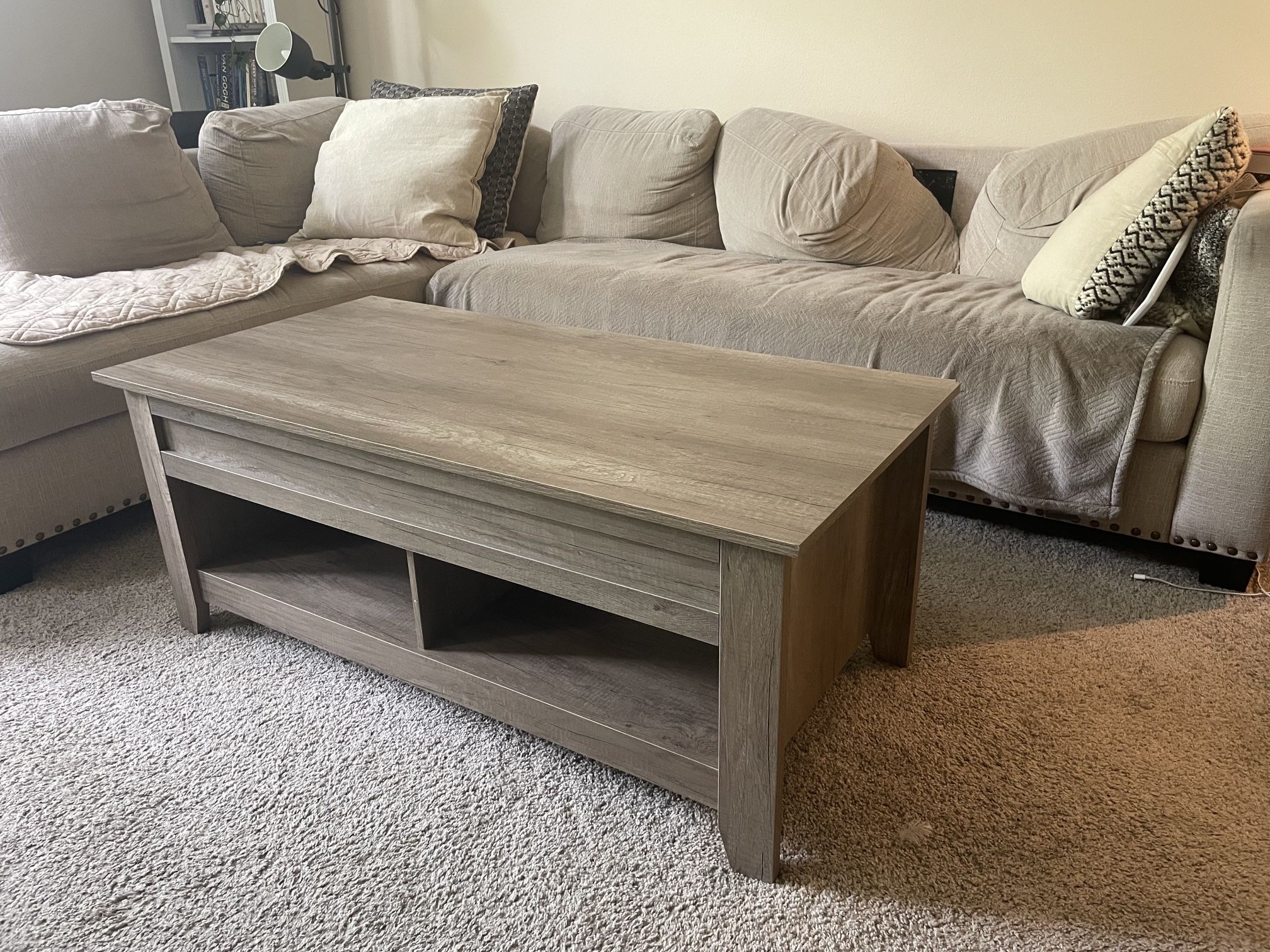 Coffee Table With Riser (47x23x19”)