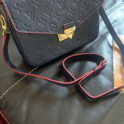 Navy Blue Designer Crossbody Bag
