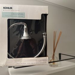 NEW KOHLER Devonshire Wall Mount Towel Ring in Polished Chrome