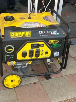 Champion Dual Fuel Portable Generator 7850W