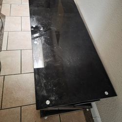 Glass TV Stand / Media Console – $120 OBO – Moving Sale