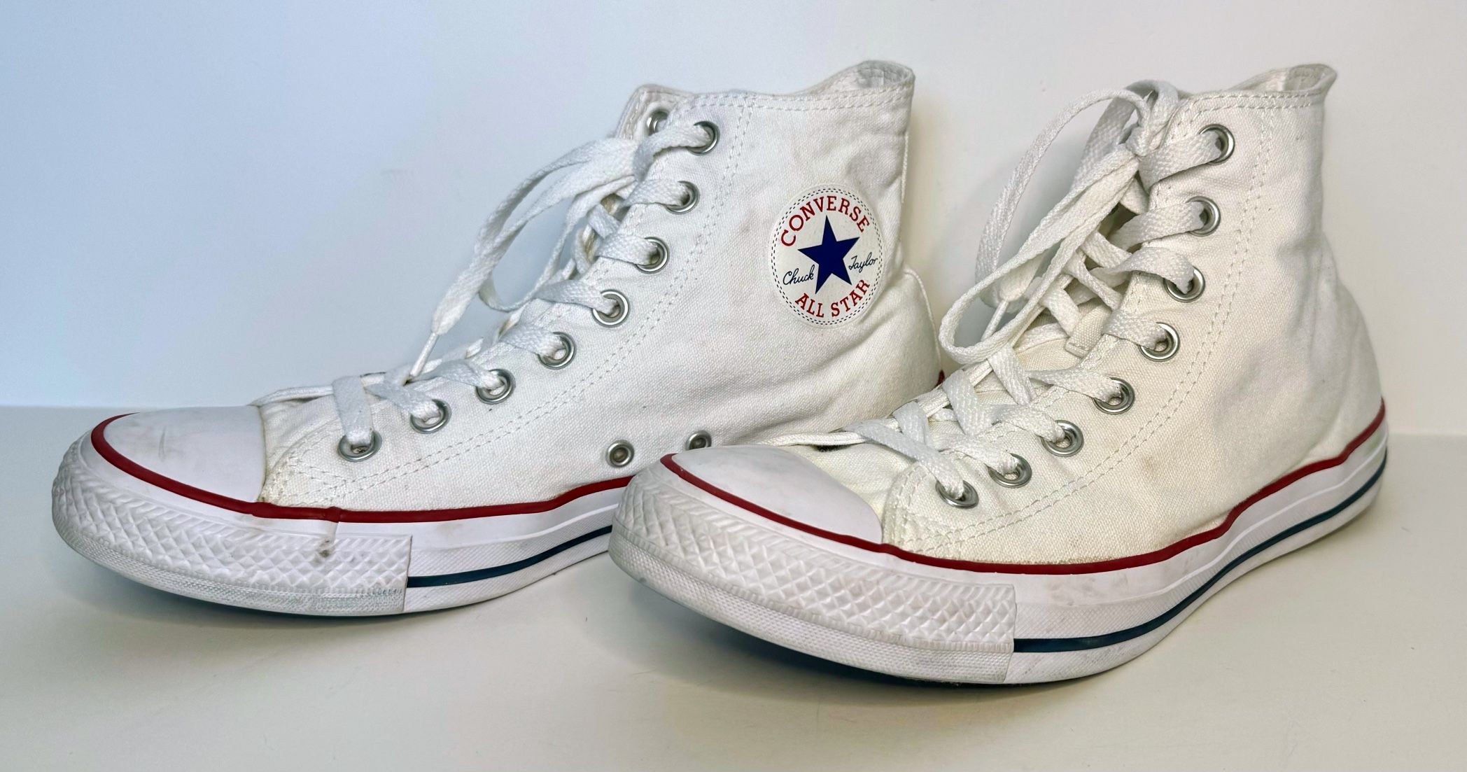 Converse Chuck Taylor All Star High Top Unisex Tennis Shoes White Mens 8 Womens 10