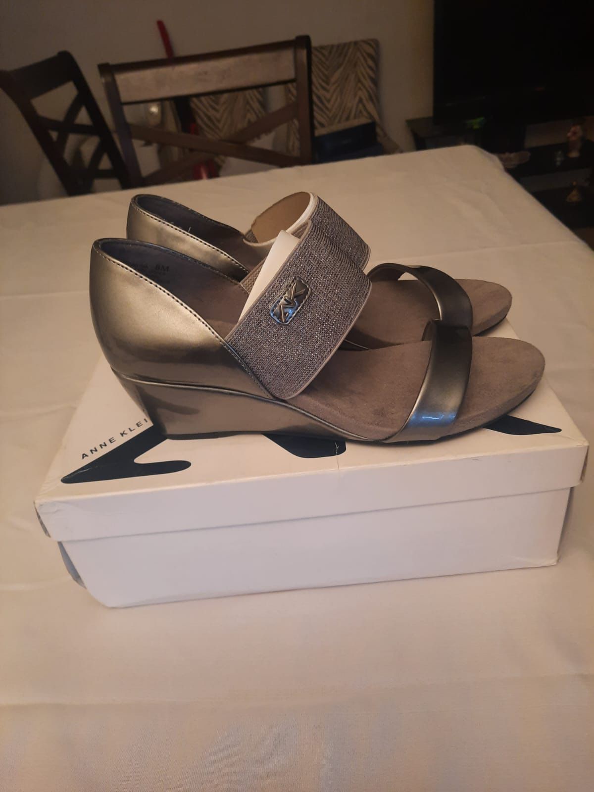 grey high heels 
