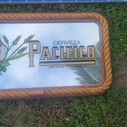 Pacifico Beer Bar Mirror 