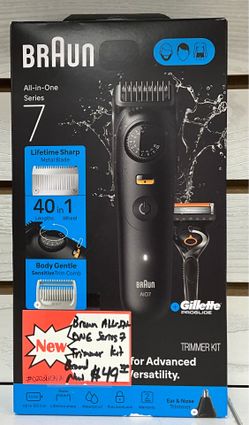 Braun All-in-One Series 7 Trimmer Kit Brand New
