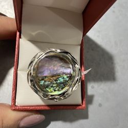 Natural Abalone Ring