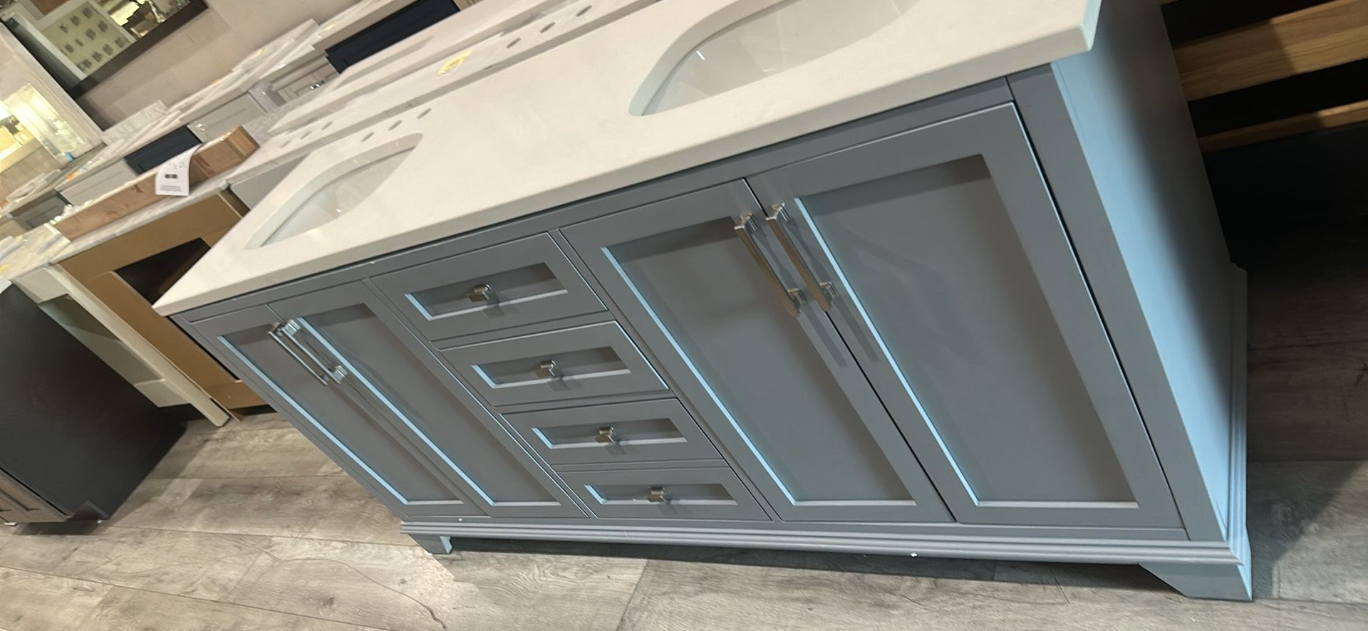 Ove 72 Inch Bathroom Vanity Grey