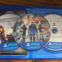 Ps4 Games Battlefield/division/destiny 2