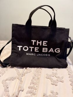 Marc Jacobs The Tote Bag Black Canvas