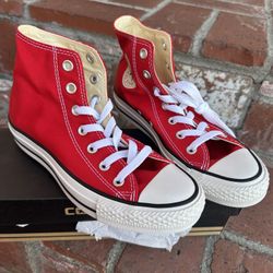 CONVERSE Chuck Taylor All Star High Top Shoes -RED