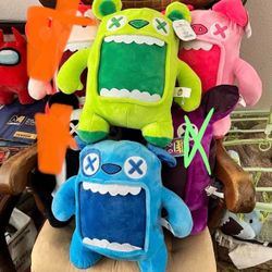 NWT 11" JAW Droppers Lime Green Plush Monster by Good Stuff Funny Authorized plushies 