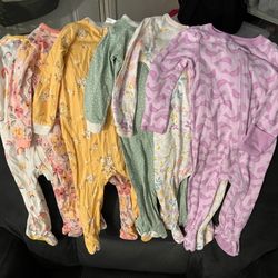 Baby girl sleeper bundle size 6-9 months NWOT