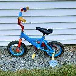 Kids Bike 12" with training wheels (Thomas the Train)