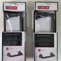 (2) Delta Woodhurst Toilet Paper Holder 