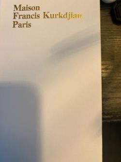 Madison Francis kurkdjian Paris