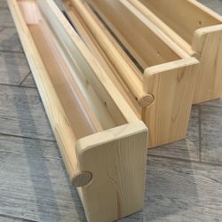 6 Floating Bookshelves Like New