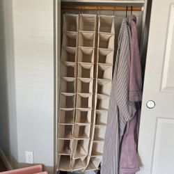 3 Closet shoe organizer- cream 
