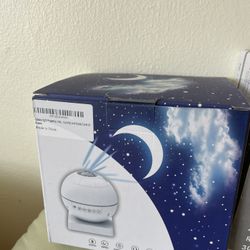 Bluetooth Speaker Star Night Light Projector for Bedroom with Remote Control