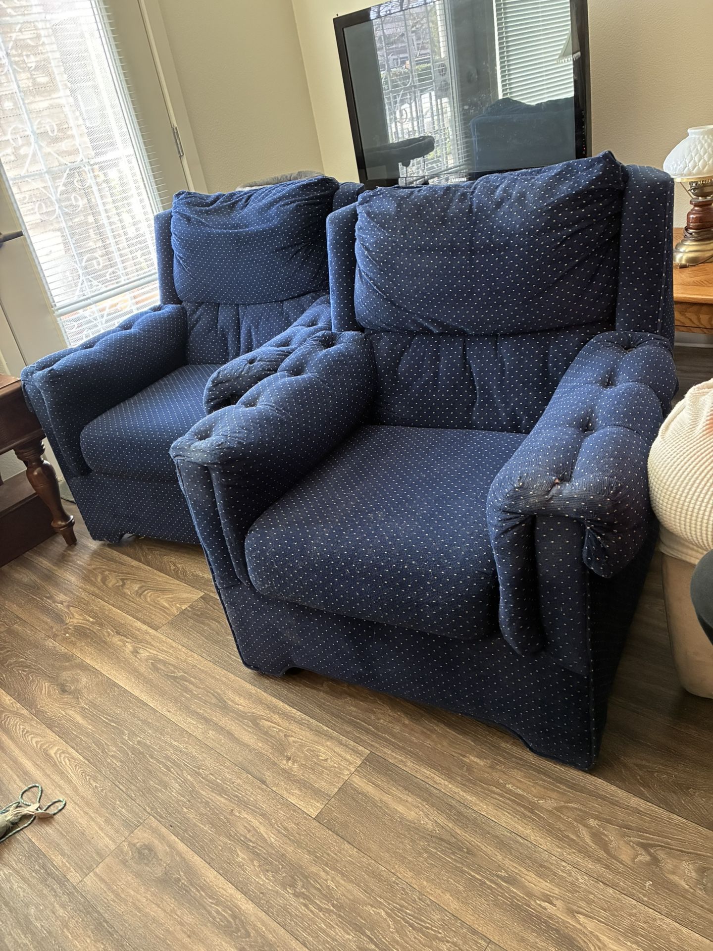 Two Matching Living Room Chairs
