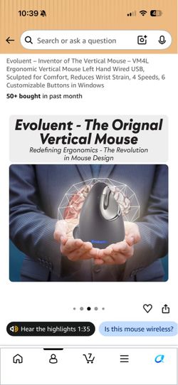 Left Hand Vertical Mouse