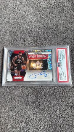 Paul George AUTOGRAPHED FastBreak 2023 Prizm PSA 10 AUTO 10