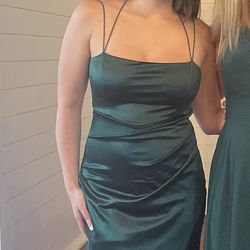 Forest Green Prom Dress Size Medium 