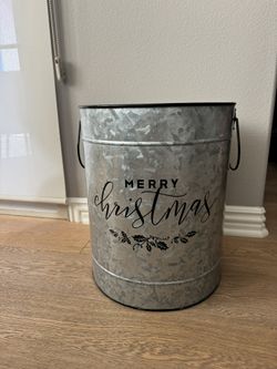Large Christmas Bucket Container