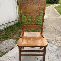 Pair Of Mid 20 Century Carved Chairs 
