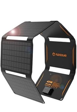 40 W flexible, solar charger