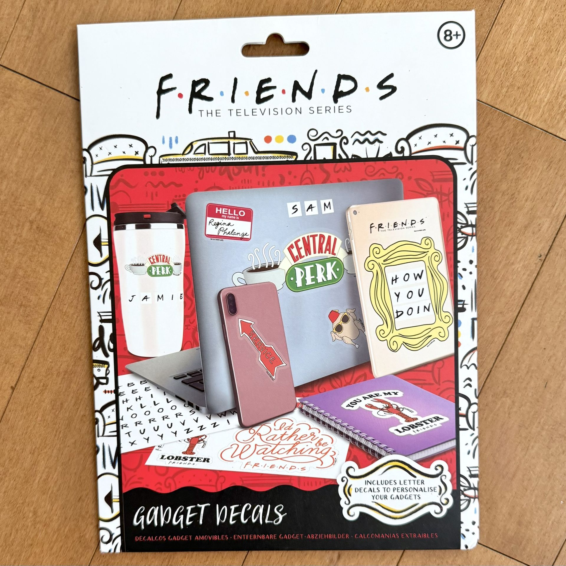 Friends TV Series Decals 4 Sheets Christmas Gift
