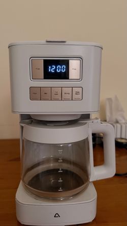 12-Cup Programmable Coffee Maker – Works Perfect