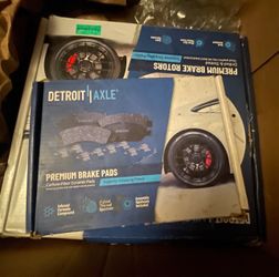 Detroit Axle Premium Brake Pads and Rotors