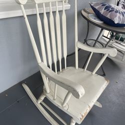 Vintage Matching Rocking Chairs 