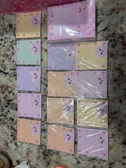 Note pads and sticky notes