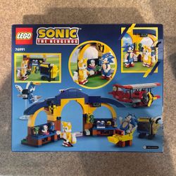 LEGO Sonic the Hedgehog Tails’ Workshop and Tornado Plane 76991 Building Toy Set
