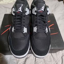 Air Jordan 4 "Black Canvas"