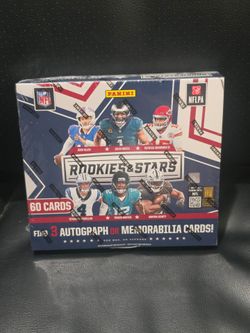 2025 Rookies & Stars Football Hobby Preferred Box! New Factory Sealed! 3 Autograph Or Memorabilia Per Box!