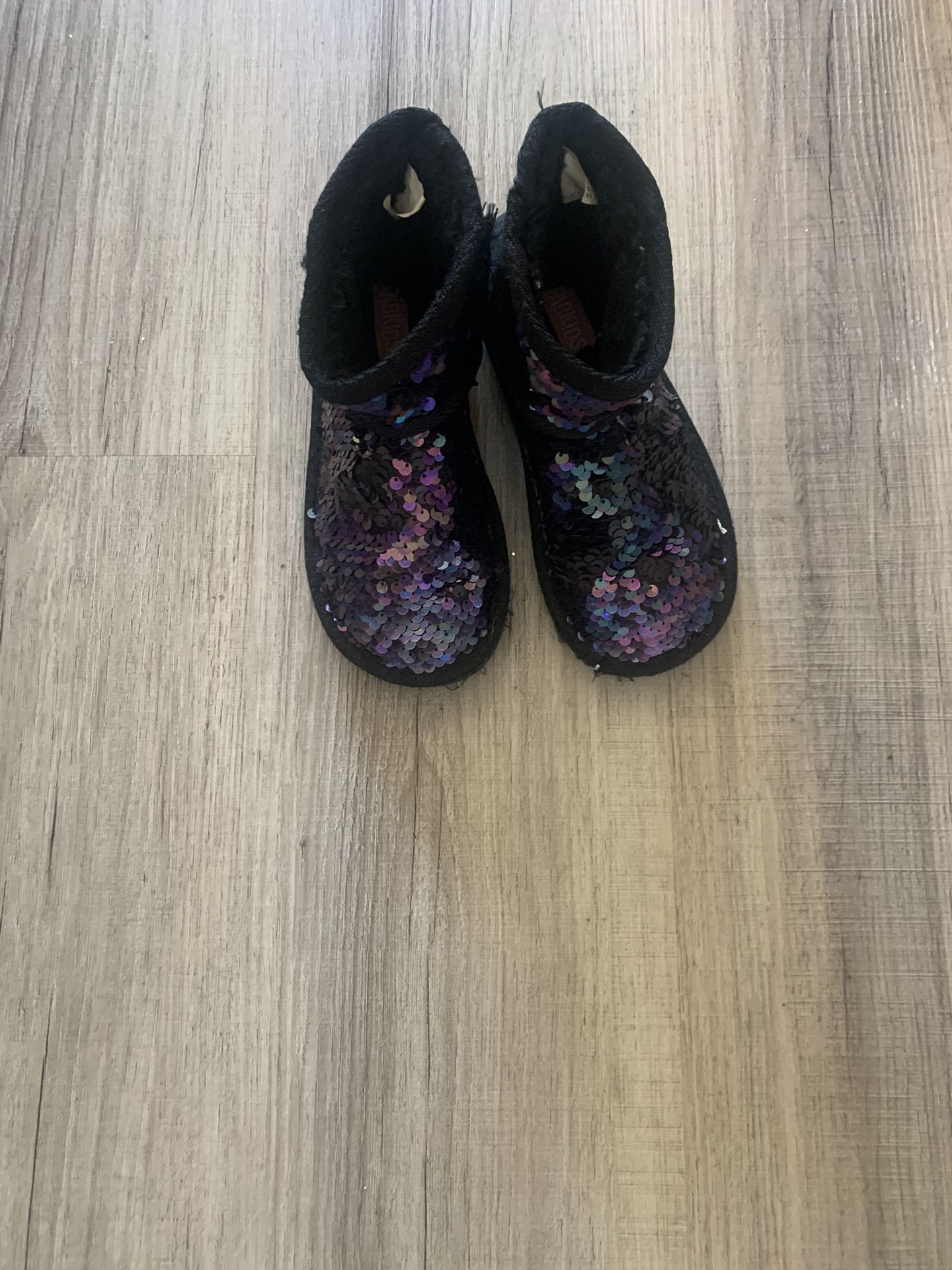 Sequin Boots