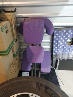 Massage Table Sitting