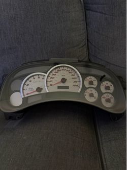 Silverado custom gauge cluster